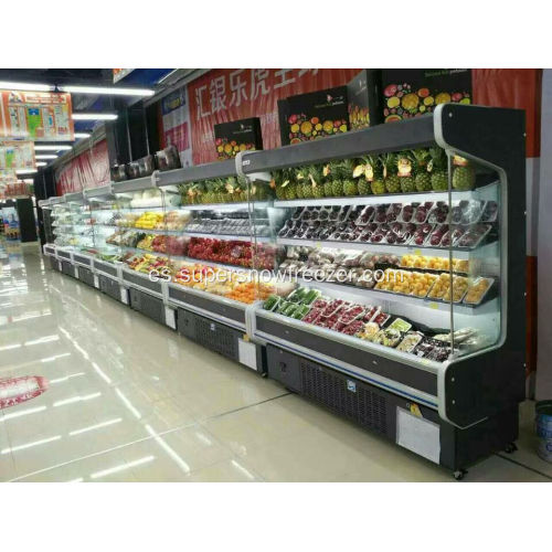 Excelente rendimiento de enfriamiento usado Showcase refrigerado